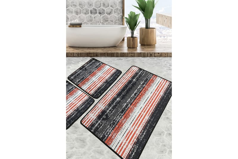 Ninama Badrumsmatta 60x100 cm Rektangulär - Flerfärgad - Textil & mattor - Mattor - Badrumsmatta