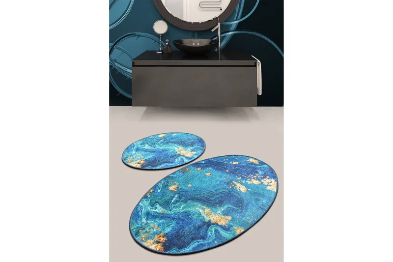 Niyanna Badrumsmatta 2-pack - Flerfärgad - Textil & mattor - Mattor - Badrumsmatta