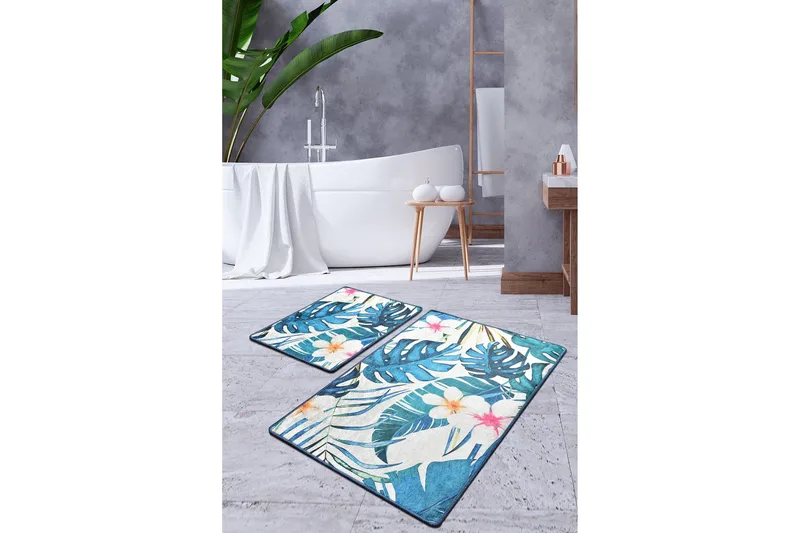 Niyanna Badrumsmatta 2-pack - Flerfärgad - Textil & mattor - Mattor - Badrumsmatta