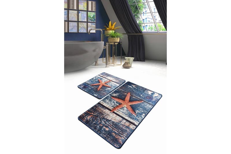 Niyanna Badrumsmatta 2-pack - Flerfärgad - Textil & mattor - Mattor - Badrumsmatta