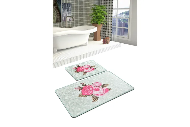 Niyanna Badrumsmatta 2-pack - Flerfärgad - Textil & mattor - Mattor - Badrumsmatta