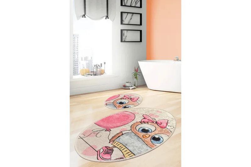 Niyanna Badrumsmatta 2-pack - Flerfärgad - Textil & mattor - Mattor - Badrumsmatta