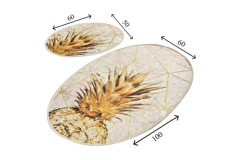 Niyanna Badrumsmatta 2-pack - Flerfärgad - Textil & mattor - Mattor - Badrumsmatta