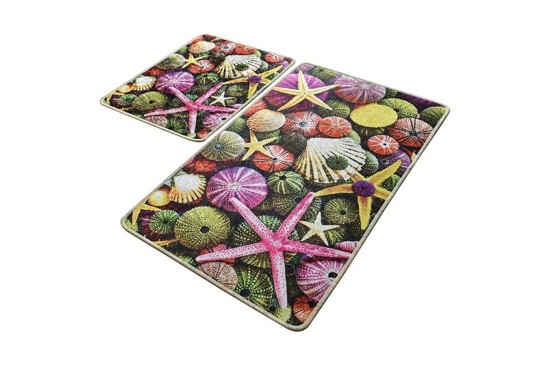 Niyanna Badrumsmatta 2-pack - Flerfärgad - Textil & mattor - Mattor - Badrumsmatta