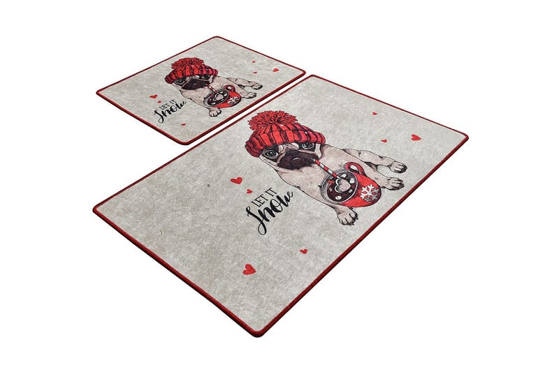 Niyanna Badrumsmatta 2-pack - Flerfärgad - Textil & mattor - Mattor - Badrumsmatta