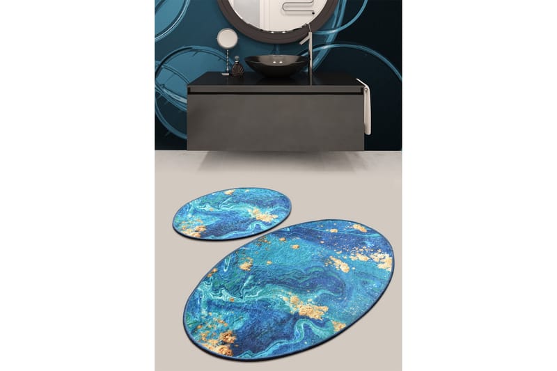 Niyanna Badrumsmatta 2-pack - Flerfärgad - Textil & mattor - Mattor - Badrumsmatta