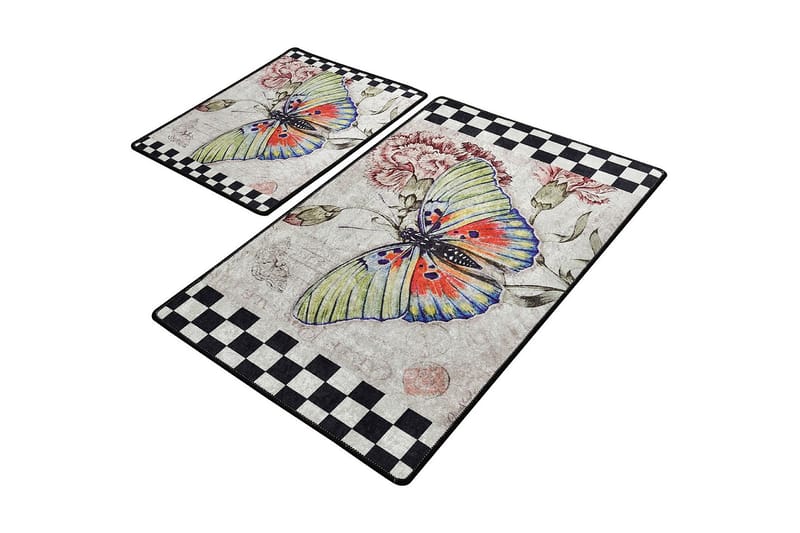 Niyanna Badrumsmatta 2-pack - Flerfärgad - Textil & mattor - Mattor - Badrumsmatta