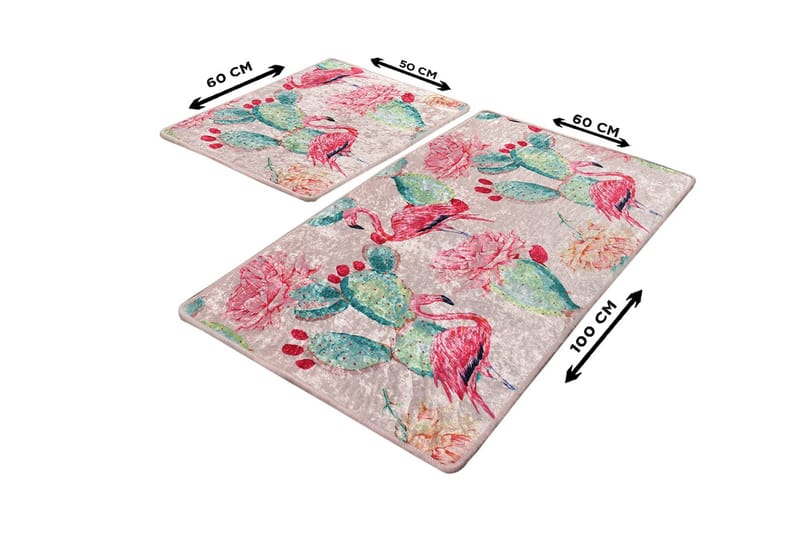 Niyanna Badrumsmatta 2-pack - Flerfärgad - Textil & mattor - Mattor - Badrumsmatta