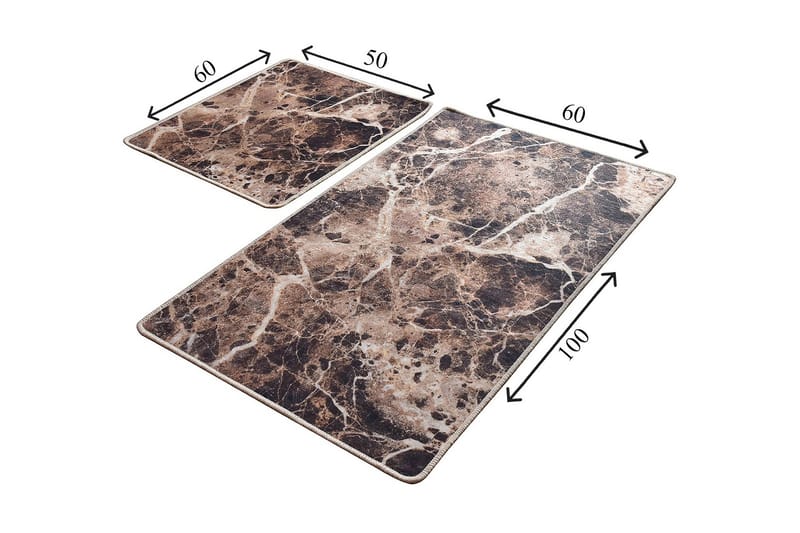 Niyanna Badrumsmatta 2-pack - Flerfärgad - Textil & mattor - Mattor - Badrumsmatta