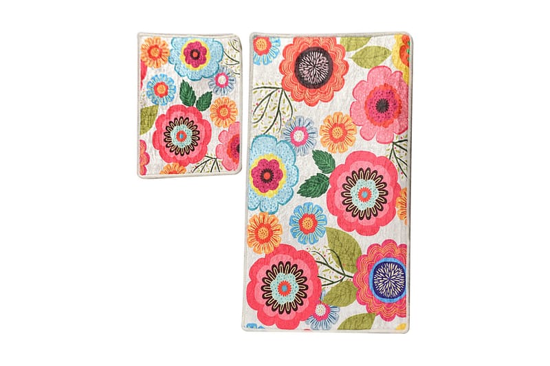 Niyanna Badrumsmatta 2-pack - Flerfärgad - Textil & mattor - Mattor - Badrumsmatta