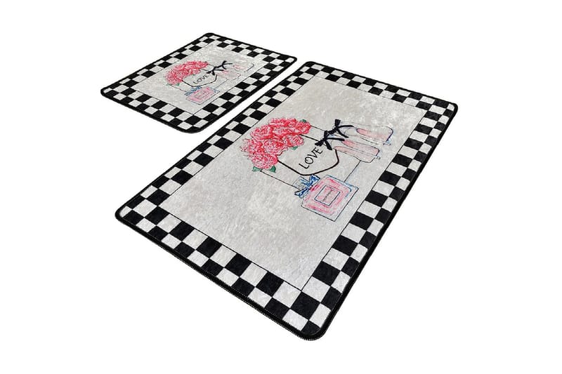 Niyanna Badrumsmatta 2-pack - Flerfärgad - Textil & mattor - Mattor - Badrumsmatta
