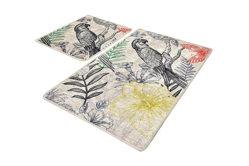 Niyanna Badrumsmatta 2-pack - Flerfärgad - Textil & mattor - Mattor - Badrumsmatta