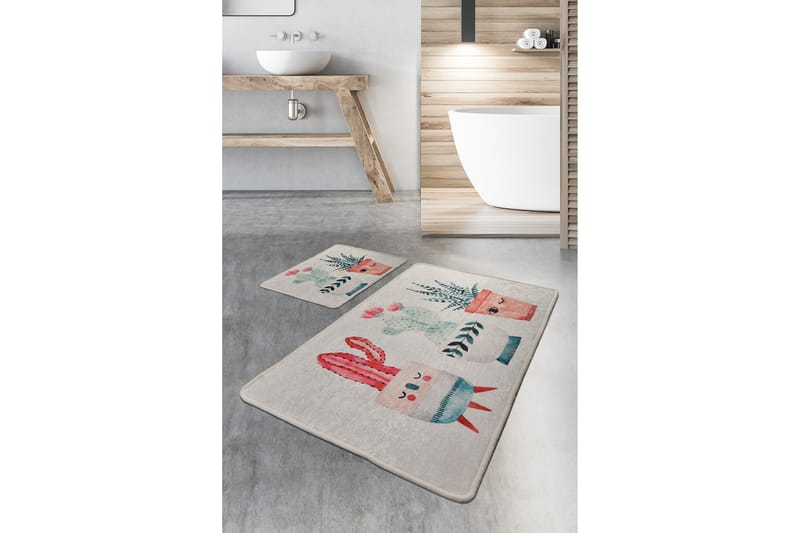 Niyanna Badrumsmatta 2-pack - Flerfärgad - Textil & mattor - Mattor - Badrumsmatta