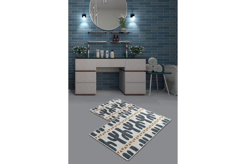Niyanna Badrumsmatta 2-pack - Flerfärgad - Textil & mattor - Mattor - Badrumsmatta