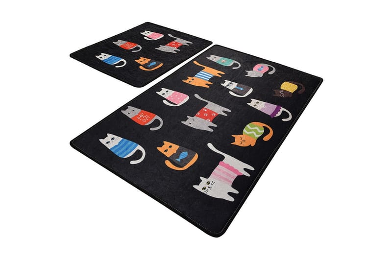 Niyanna Badrumsmatta 2-pack - Flerfärgad - Textil & mattor - Mattor - Badrumsmatta