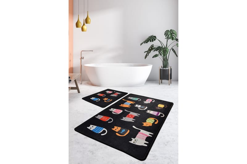 Niyanna Badrumsmatta 2-pack - Flerfärgad - Textil & mattor - Mattor - Badrumsmatta