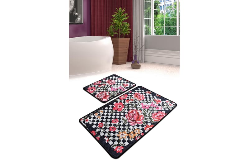 Niyanna Badrumsmatta 2-pack - Flerfärgad - Textil & mattor - Mattor - Badrumsmatta