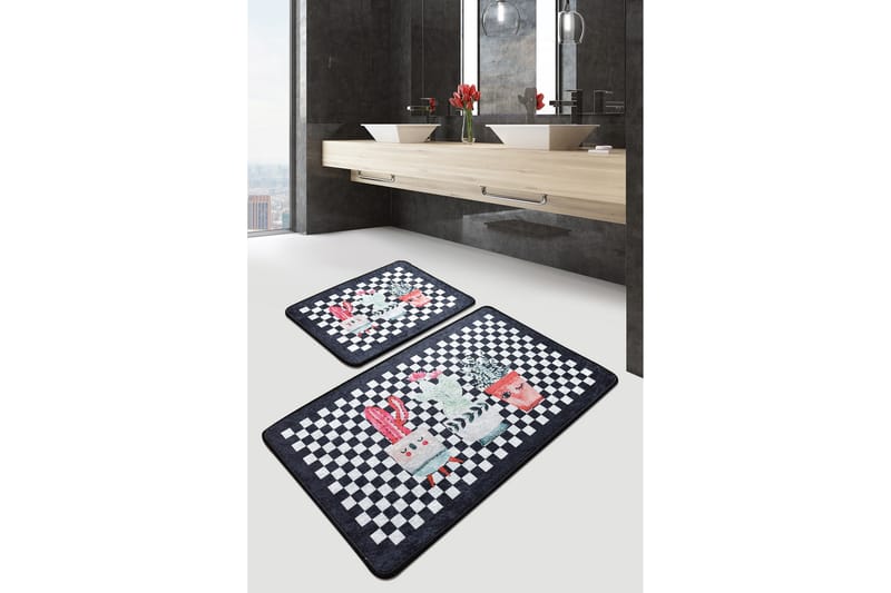 Niyanna Badrumsmatta 2-pack - Flerfärgad - Textil & mattor - Mattor - Badrumsmatta