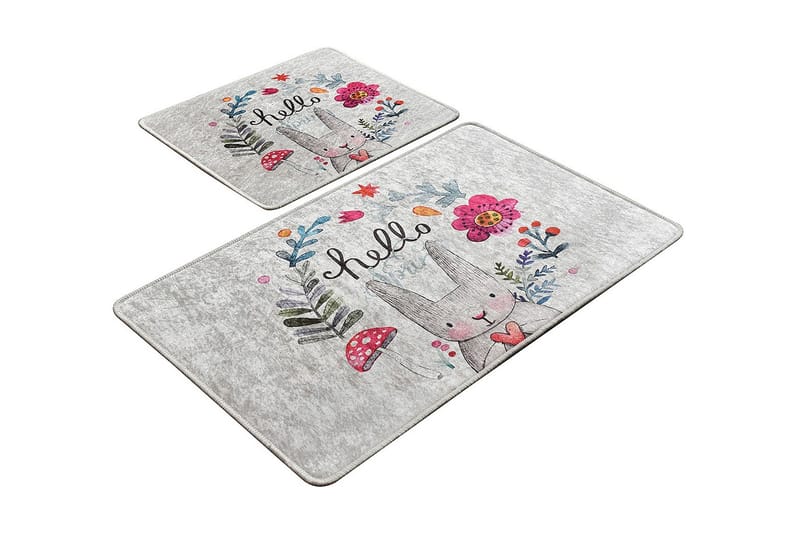 Niyanna Badrumsmatta 2-pack - Flerfärgad - Textil & mattor - Mattor - Badrumsmatta