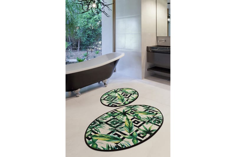 Niyanna Badrumsmatta 2-pack - Flerfärgad - Textil & mattor - Mattor - Badrumsmatta