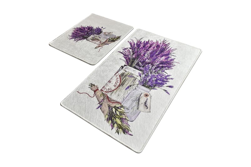 Niyanna Badrumsmatta 2-pack - Flerfärgad - Textil & mattor - Mattor - Badrumsmatta