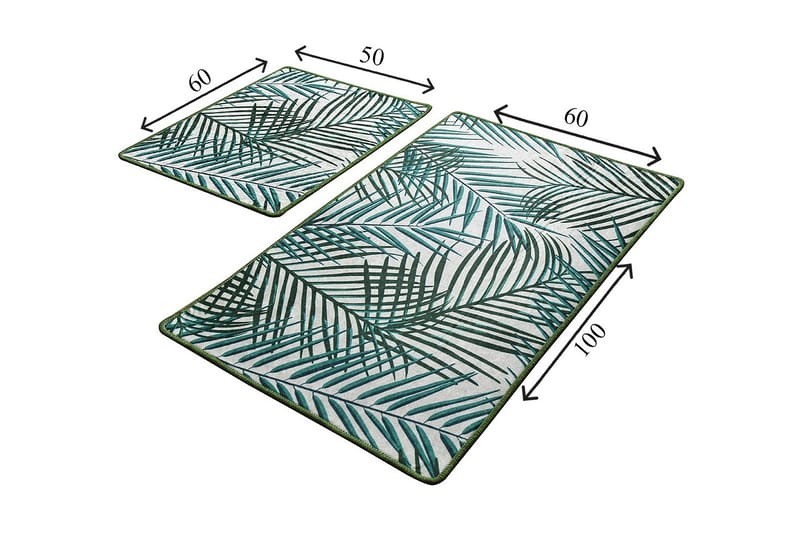 Niyanna Badrumsmatta 2-pack - Flerfärgad - Textil & mattor - Mattor - Badrumsmatta