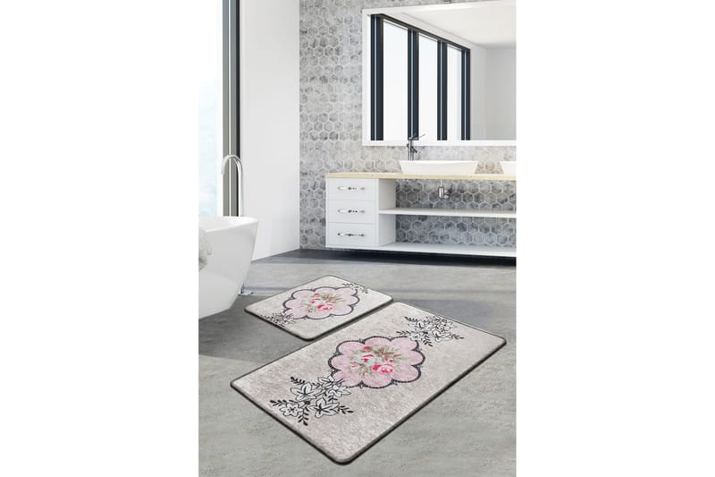 Niyanna Badrumsmatta 2-pack - Flerfärgad - Textil & mattor - Mattor - Badrumsmatta