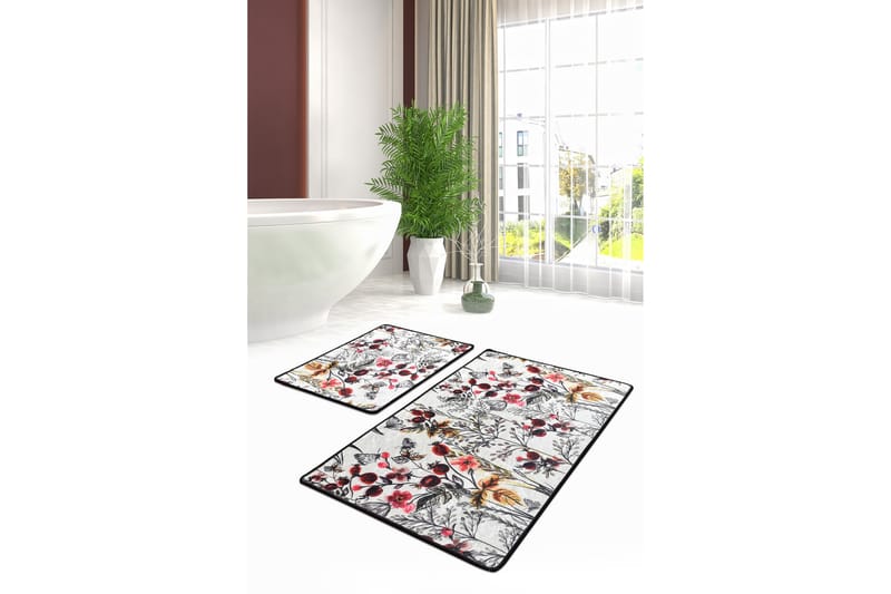 Niyanna Badrumsmatta 2-pack - Flerfärgad - Textil & mattor - Mattor - Badrumsmatta