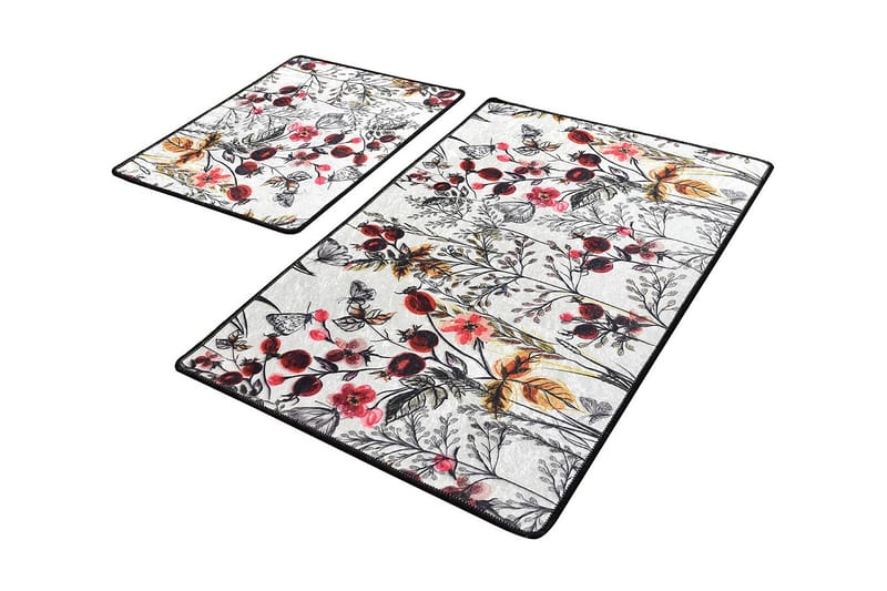 Niyanna Badrumsmatta 2-pack - Flerfärgad - Textil & mattor - Mattor - Badrumsmatta