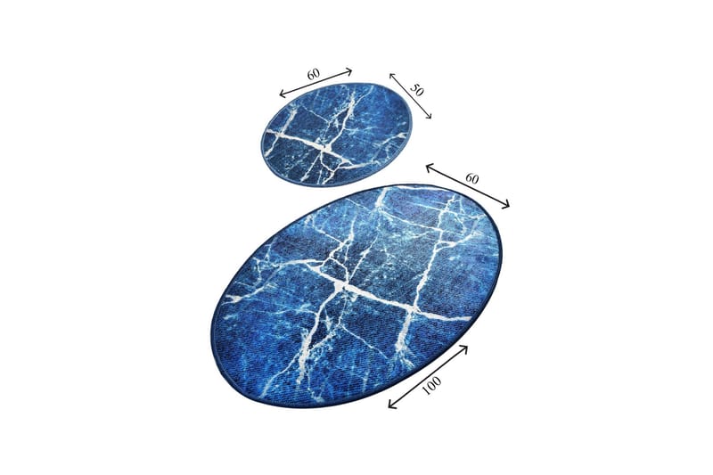 Niyanna Badrumsmatta 2-pack - Flerfärgad - Textil & mattor - Mattor - Badrumsmatta