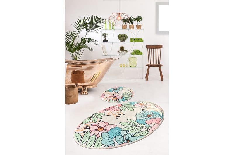 Niyanna Badrumsmatta 2-pack - Flerfärgad - Textil & mattor - Mattor - Badrumsmatta