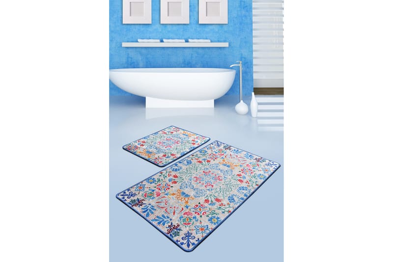 Niyanna Badrumsmatta 2-pack - Flerfärgad - Textil & mattor - Mattor - Badrumsmatta