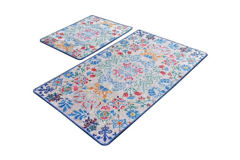 Niyanna Badrumsmatta 2-pack - Flerfärgad - Textil & mattor - Mattor - Badrumsmatta