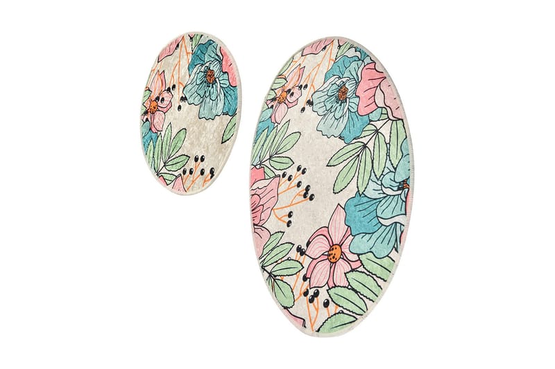 Niyanna Badrumsmatta 2-pack, Flerfärgad