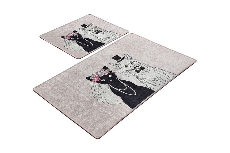 Niyanna Badrumsmatta 2-pack, Flerfärgad