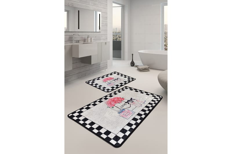 Niyanna Badrumsmatta 2-pack - Flerfärgad - Textil & mattor - Mattor - Badrumsmatta