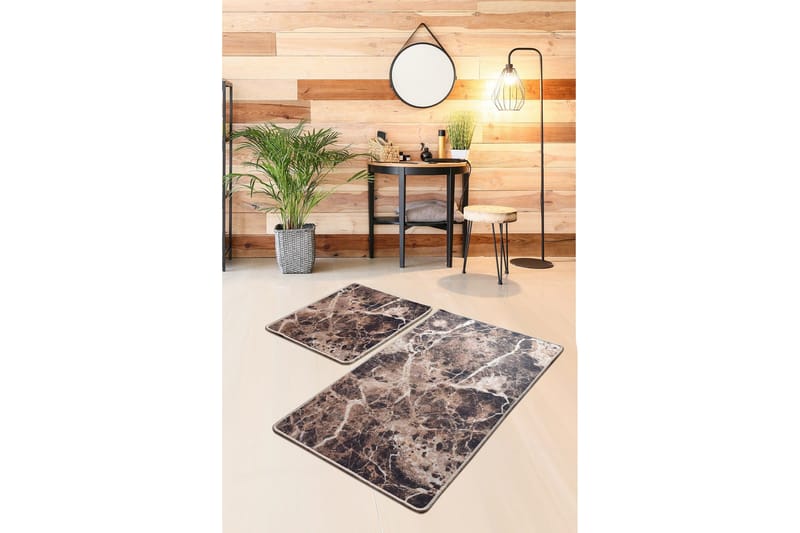 Niyanna Badrumsmatta 2-pack - Flerfärgad - Textil & mattor - Mattor - Badrumsmatta