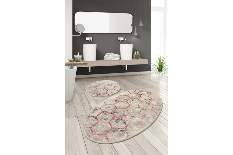 Niyanna Badrumsmatta 2-pack - Flerfärgad - Textil & mattor - Mattor - Badrumsmatta