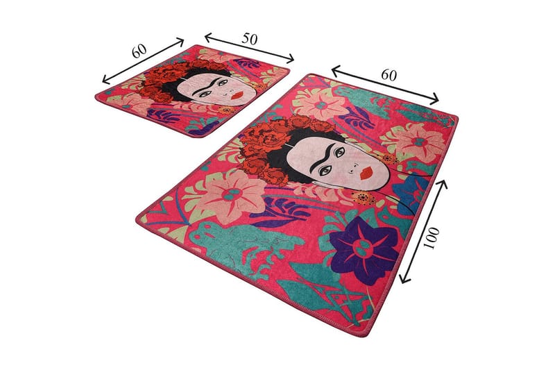 Niyanna Badrumsmatta 2-pack - Flerfärgad - Textil & mattor - Mattor - Badrumsmatta
