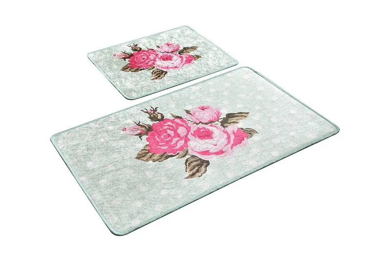 Niyanna Badrumsmatta 2-pack - Flerfärgad - Textil & mattor - Mattor - Badrumsmatta