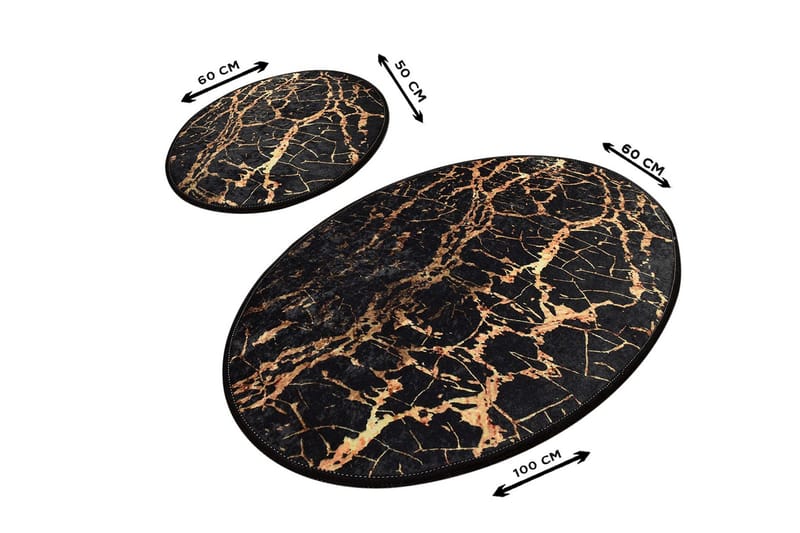 Niyanna Badrumsmatta 2-pack - Flerfärgad - Textil & mattor - Mattor - Badrumsmatta