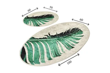 Niyanna Badrumsmatta 2-pack - Flerfärgad - Textil & mattor - Mattor - Badrumsmatta