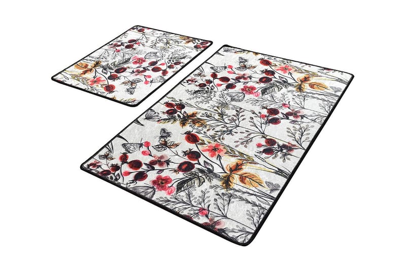 Niyanna Badrumsmatta 2-pack - Flerfärgad - Textil & mattor - Mattor - Badrumsmatta
