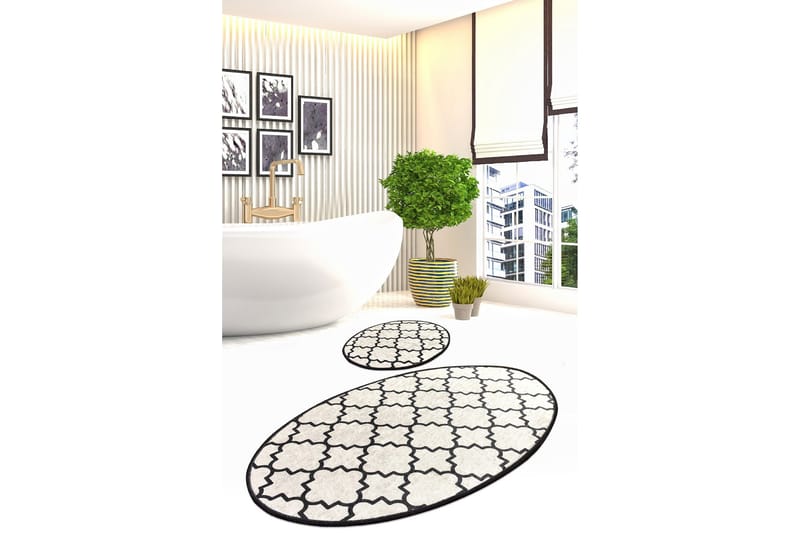 Niyanna Badrumsmatta 2-pack - Flerfärgad - Textil & mattor - Mattor - Badrumsmatta