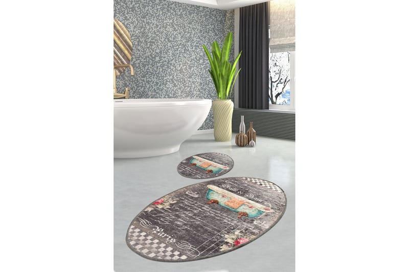 Niyanna Badrumsmatta 2-pack - Flerfärgad - Textil & mattor - Mattor - Badrumsmatta