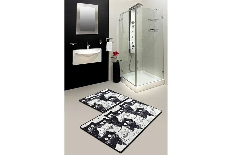 Niyanna Badrumsmatta 2-pack - Flerfärgad - Textil & mattor - Mattor - Badrumsmatta