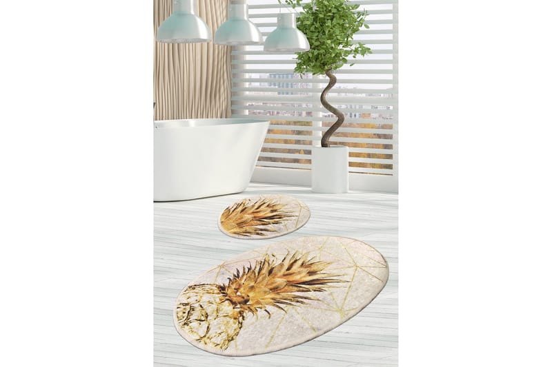 Niyanna Badrumsmatta 2-pack - Flerfärgad - Textil & mattor - Mattor - Badrumsmatta