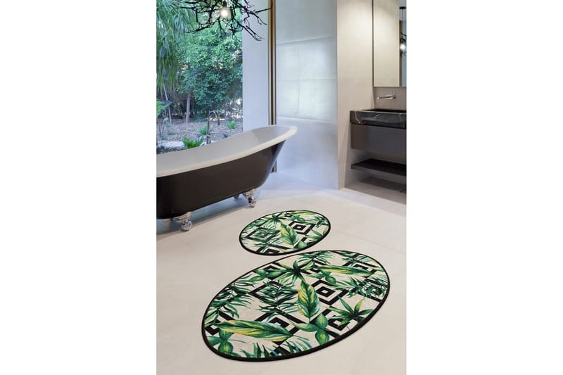 Niyanna Badrumsmatta 2-pack - Flerfärgad - Textil & mattor - Mattor - Badrumsmatta