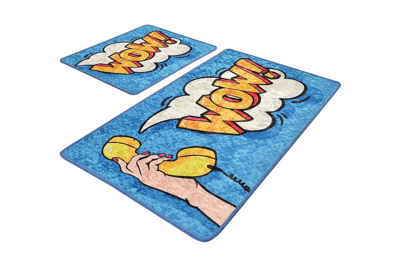 Niyanna Badrumsmatta 2-pack - Flerfärgad - Textil & mattor - Mattor - Badrumsmatta