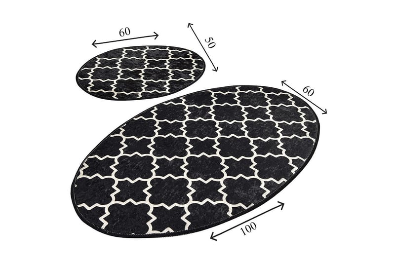 Niyanna Badrumsmatta 2-pack - Flerfärgad - Textil & mattor - Mattor - Badrumsmatta